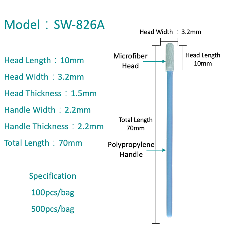 SW-826A Ultra reiner Mikrofaser-Tupfer